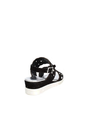 Sandali zeppa Nero Keys