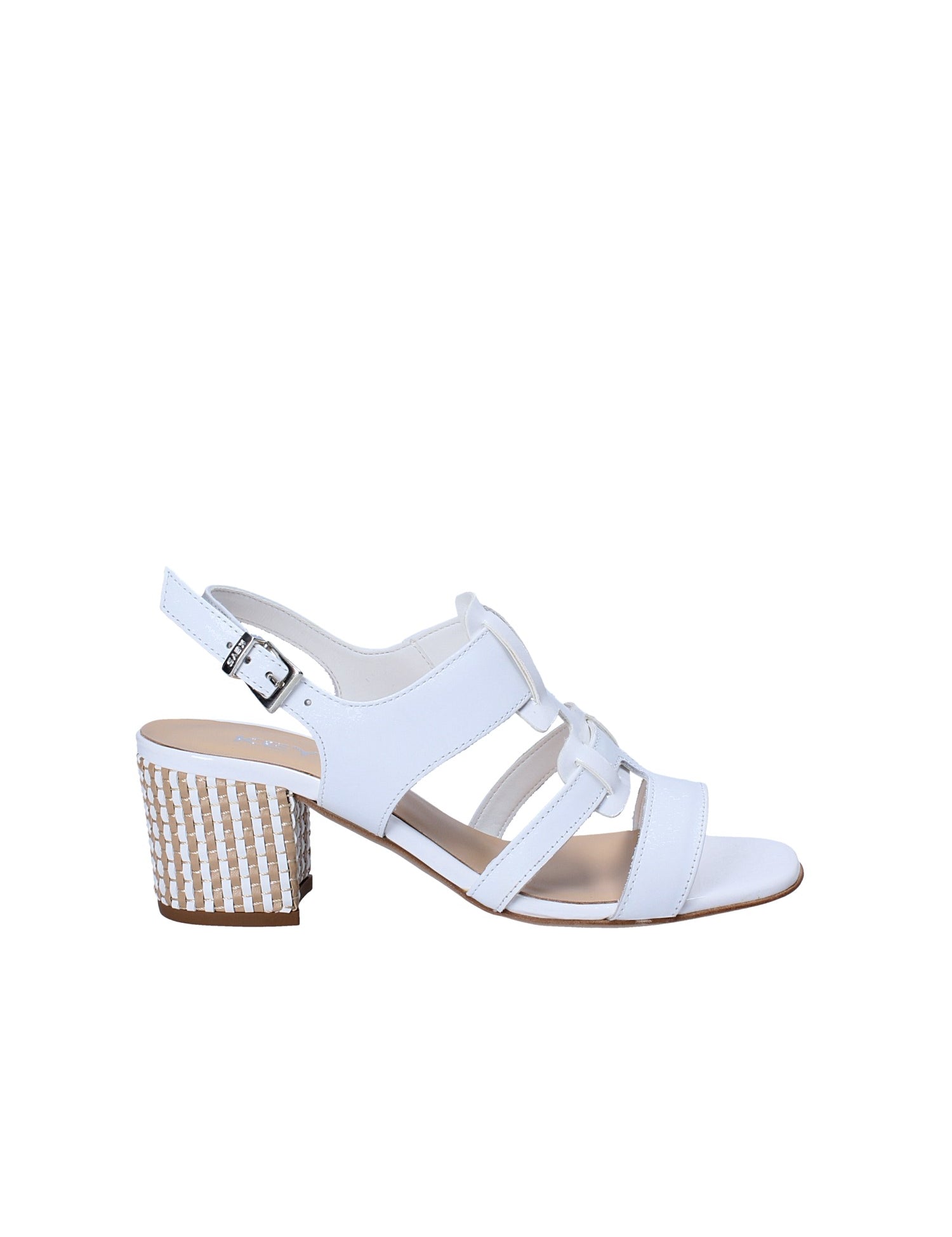 Sandali tacco Bianco Keys