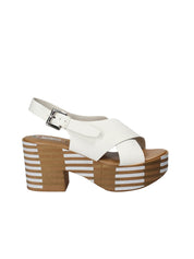 Sandali tacco Bianco Grace Shoes