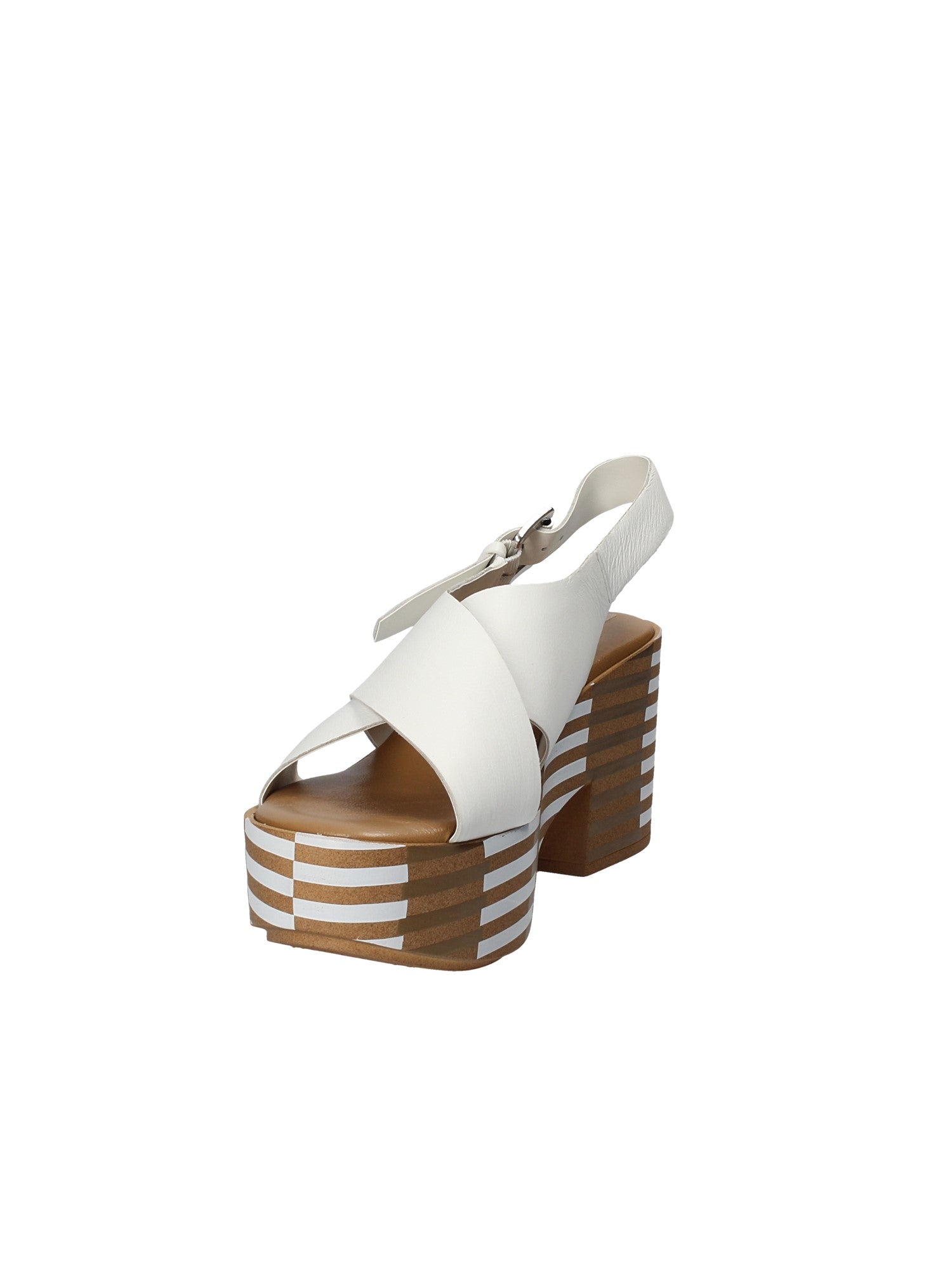 Sandali tacco Bianco Grace Shoes