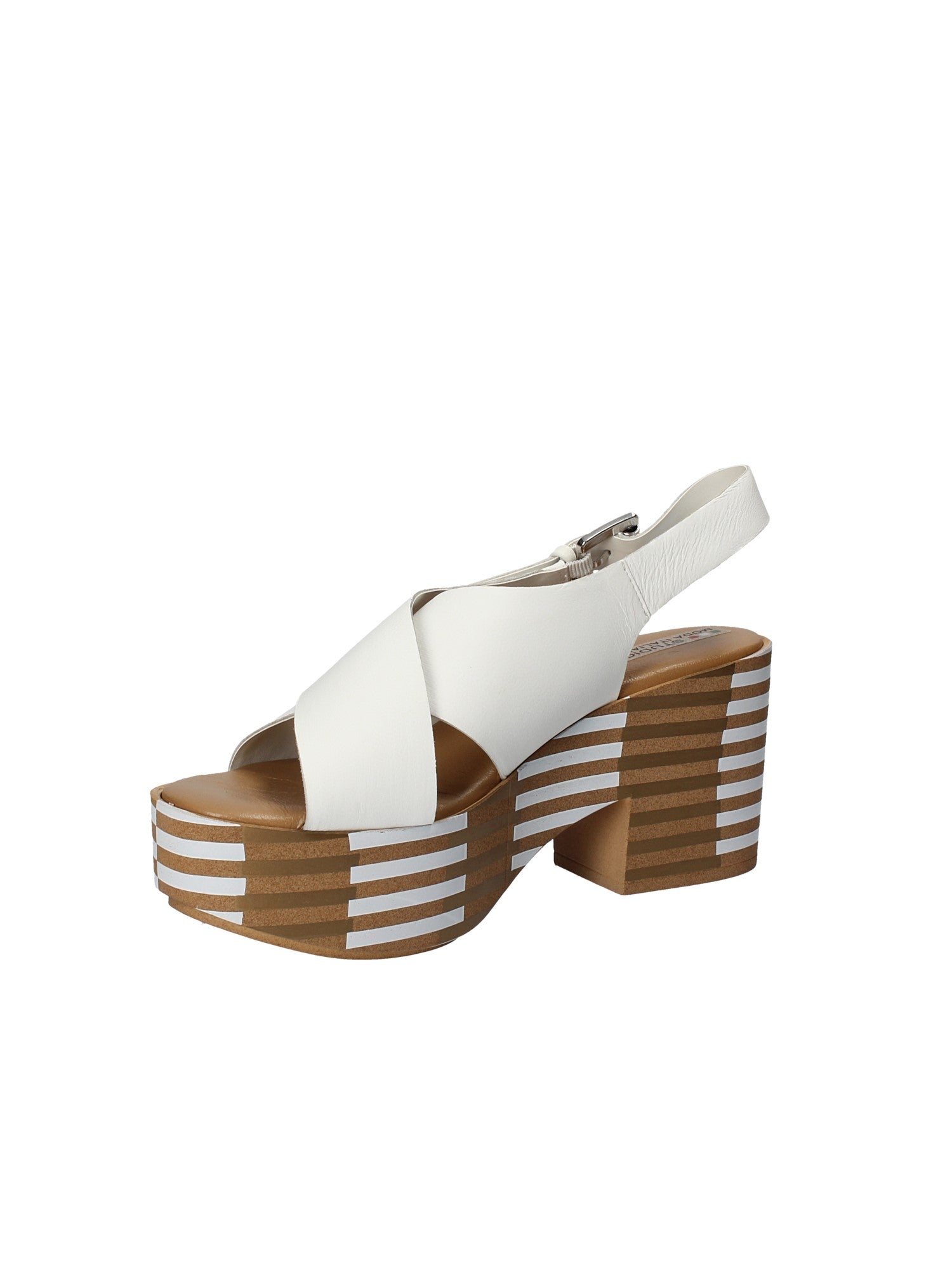 Sandali tacco Bianco Grace Shoes