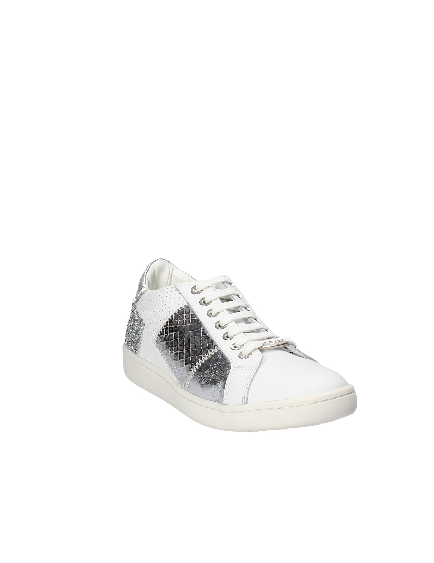 Sneakers Bianco Argento Keys