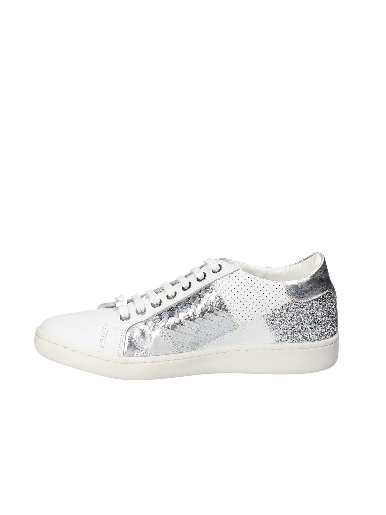 Sneakers Bianco Argento Keys