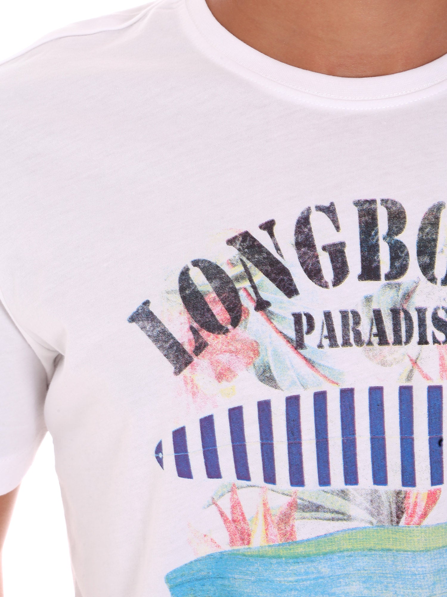 T-shirt Bianco Key Up