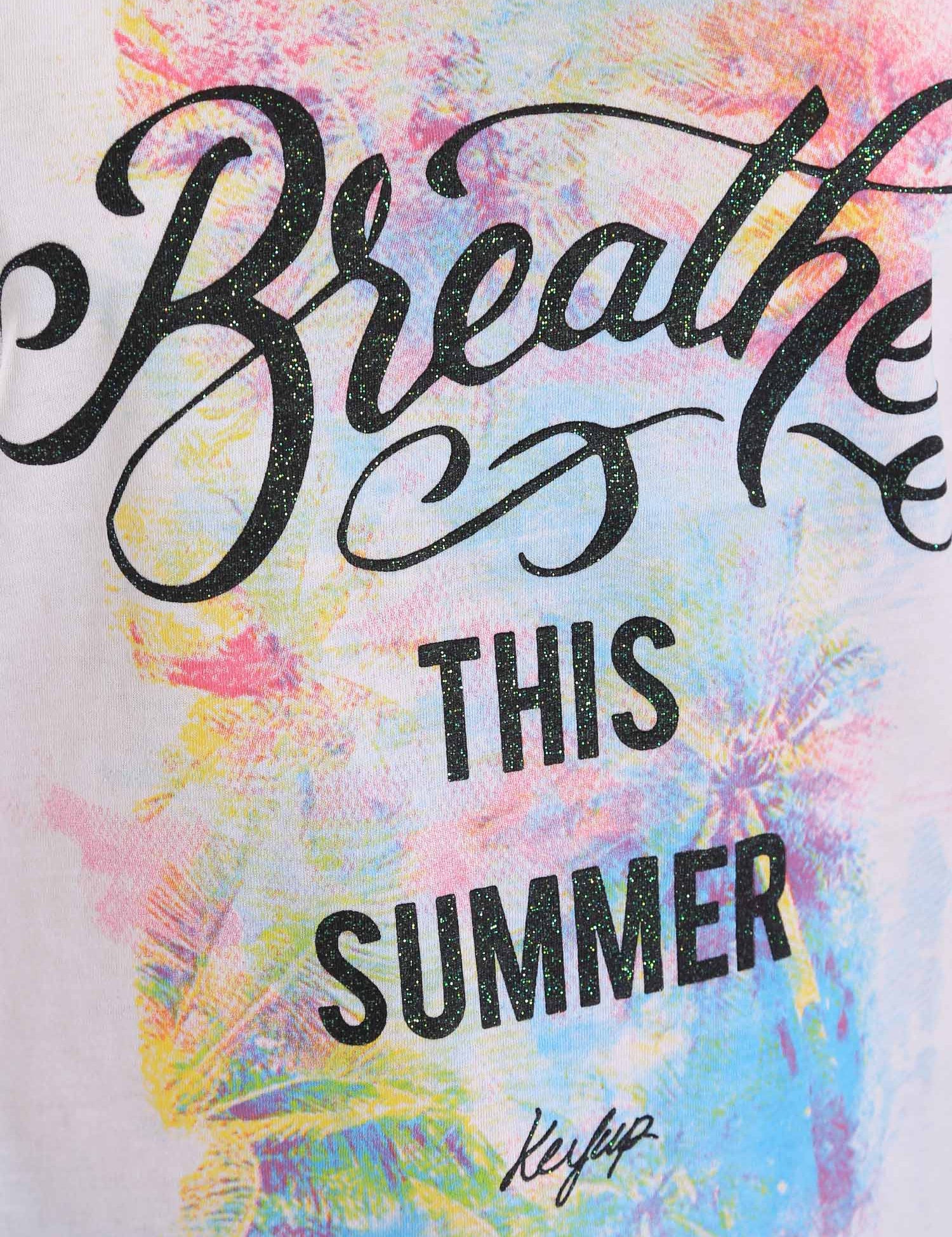 T-shirt Bianco Key Up