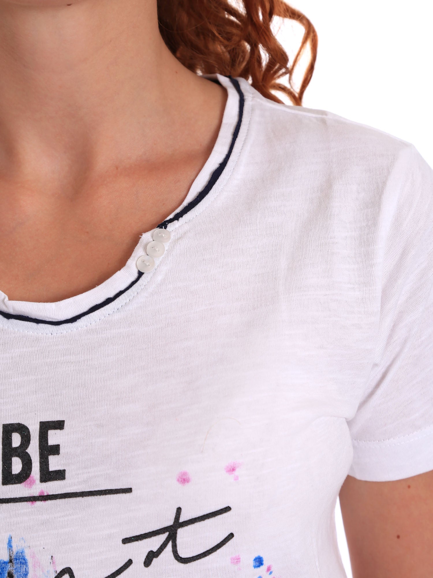 T-shirt Bianco Key Up