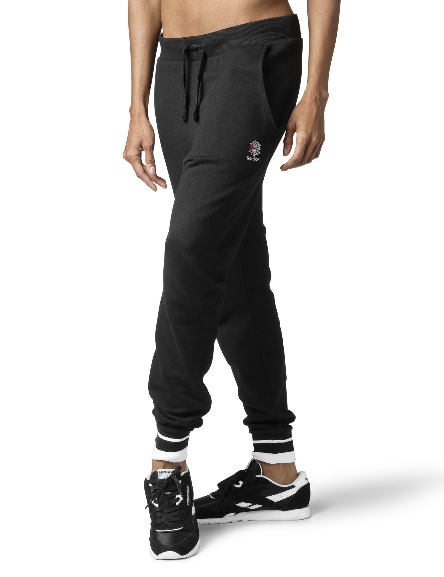 Pantaloni sportivi Nero Reebok