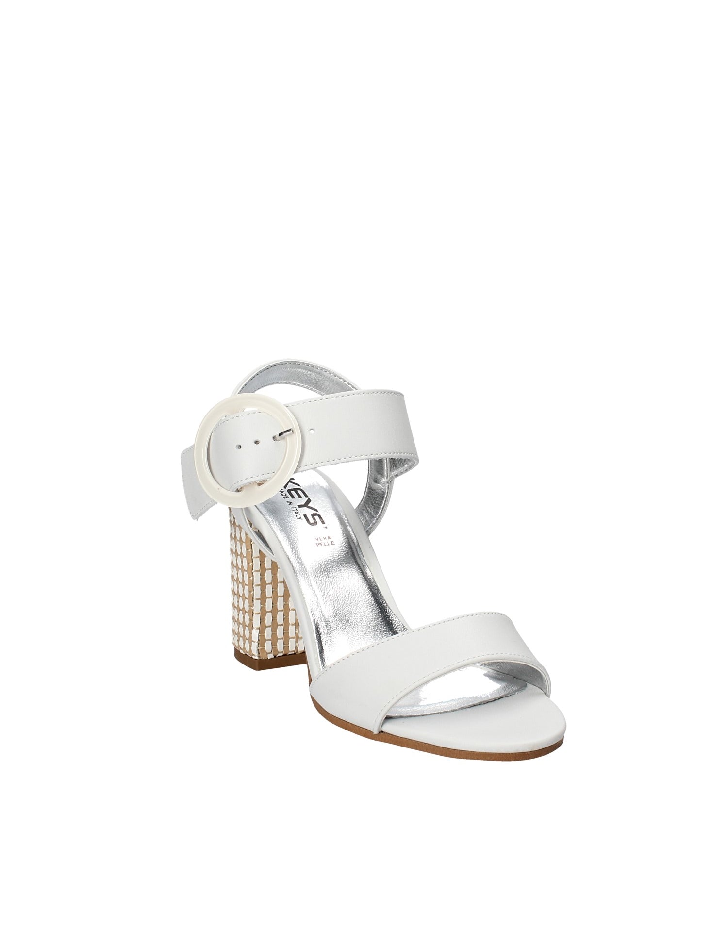 Sandali tacco Bianco Keys