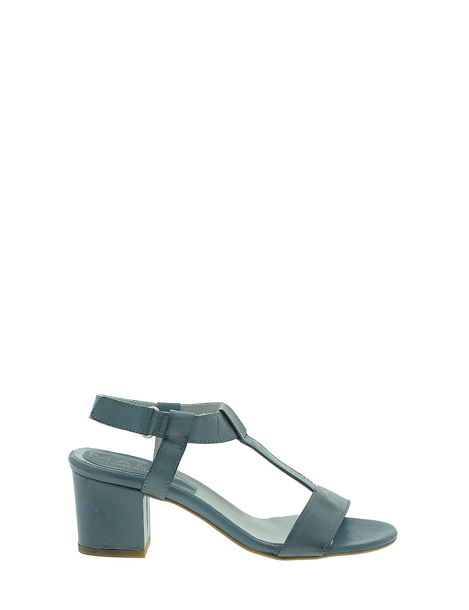 Sandali tacco Blu Mally