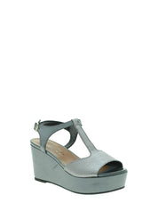 Sandali zeppa Grigio Mally