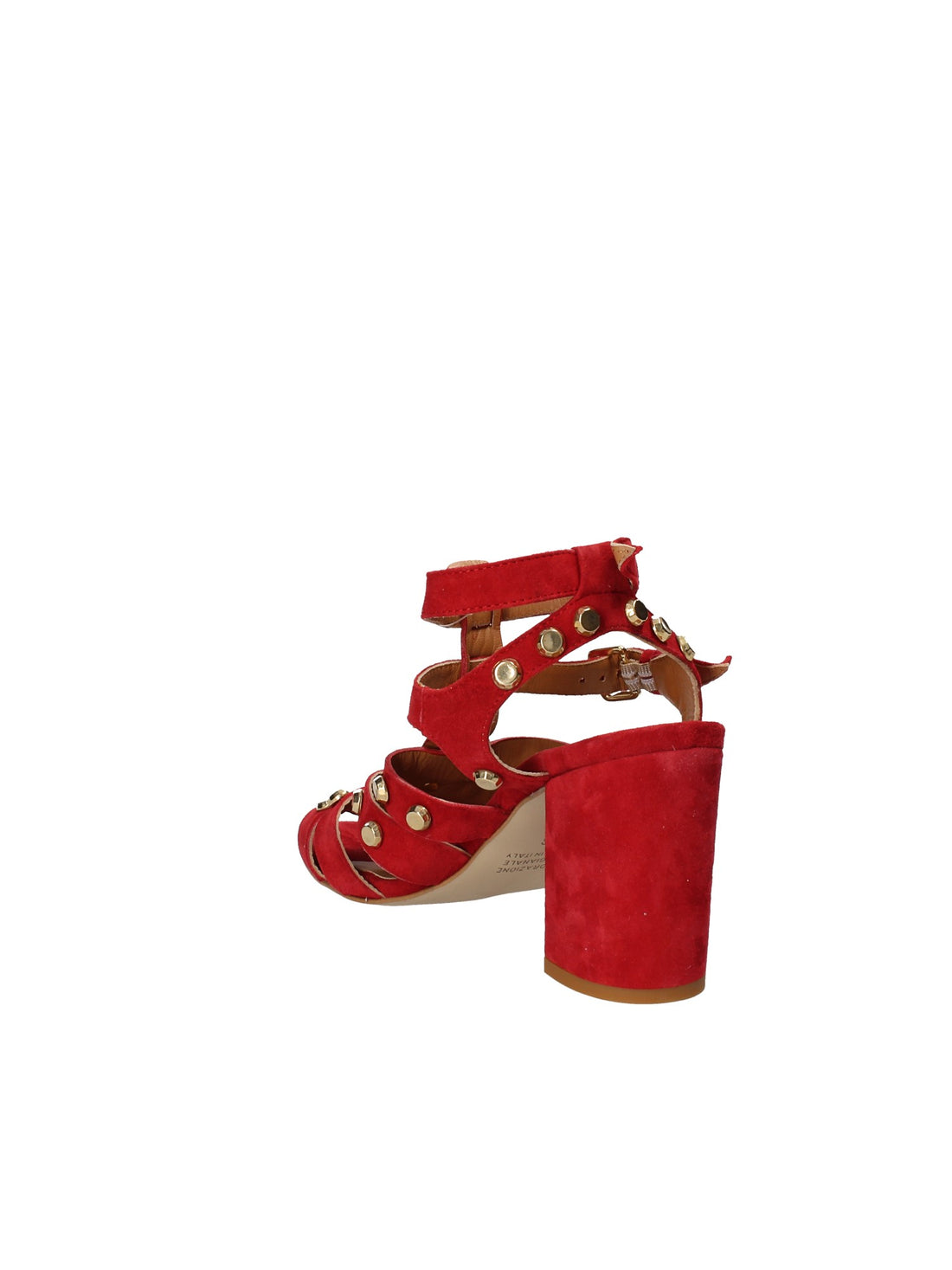 Sandali tacco Rosso Mally