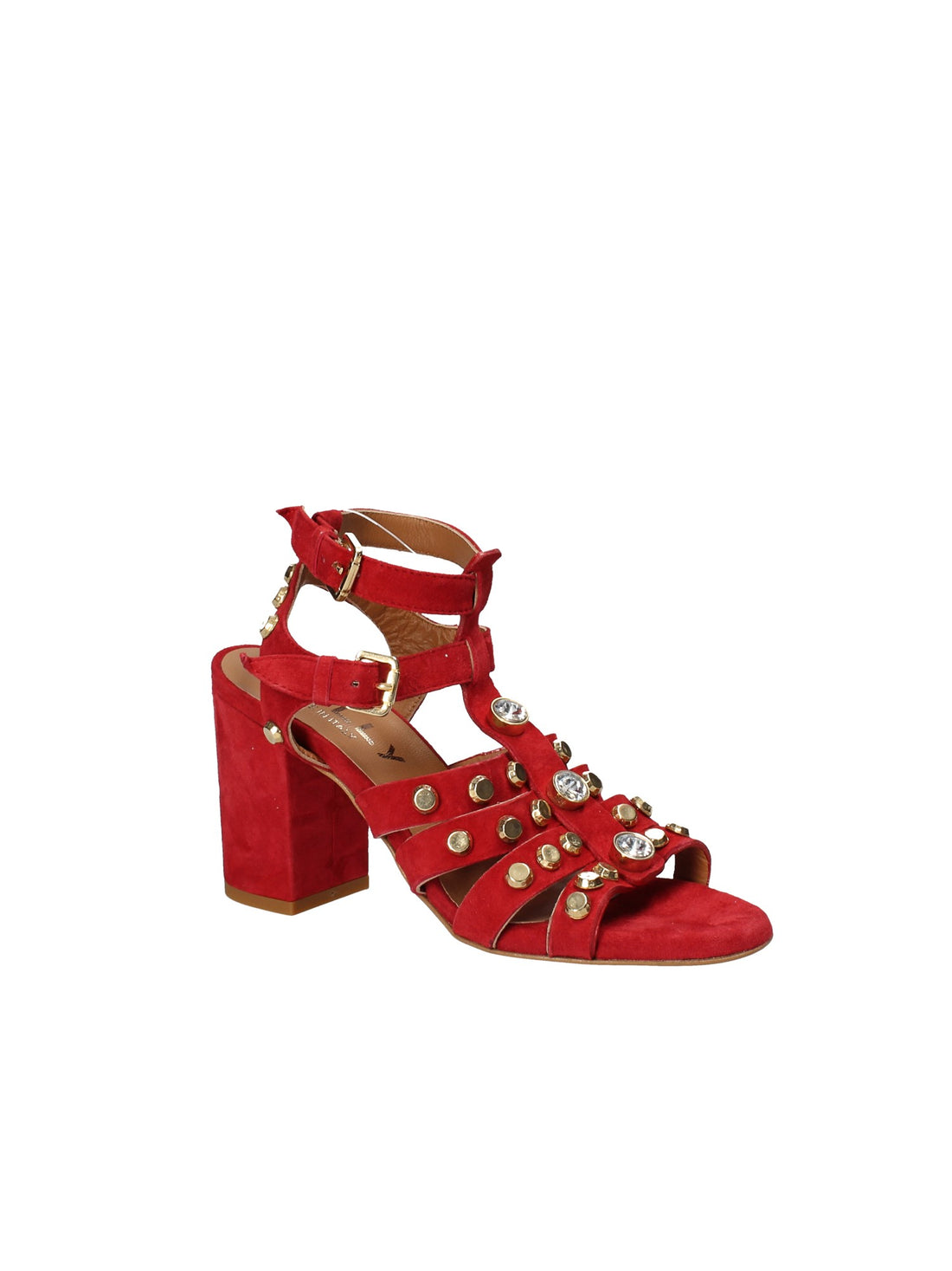 Sandali tacco Rosso Mally