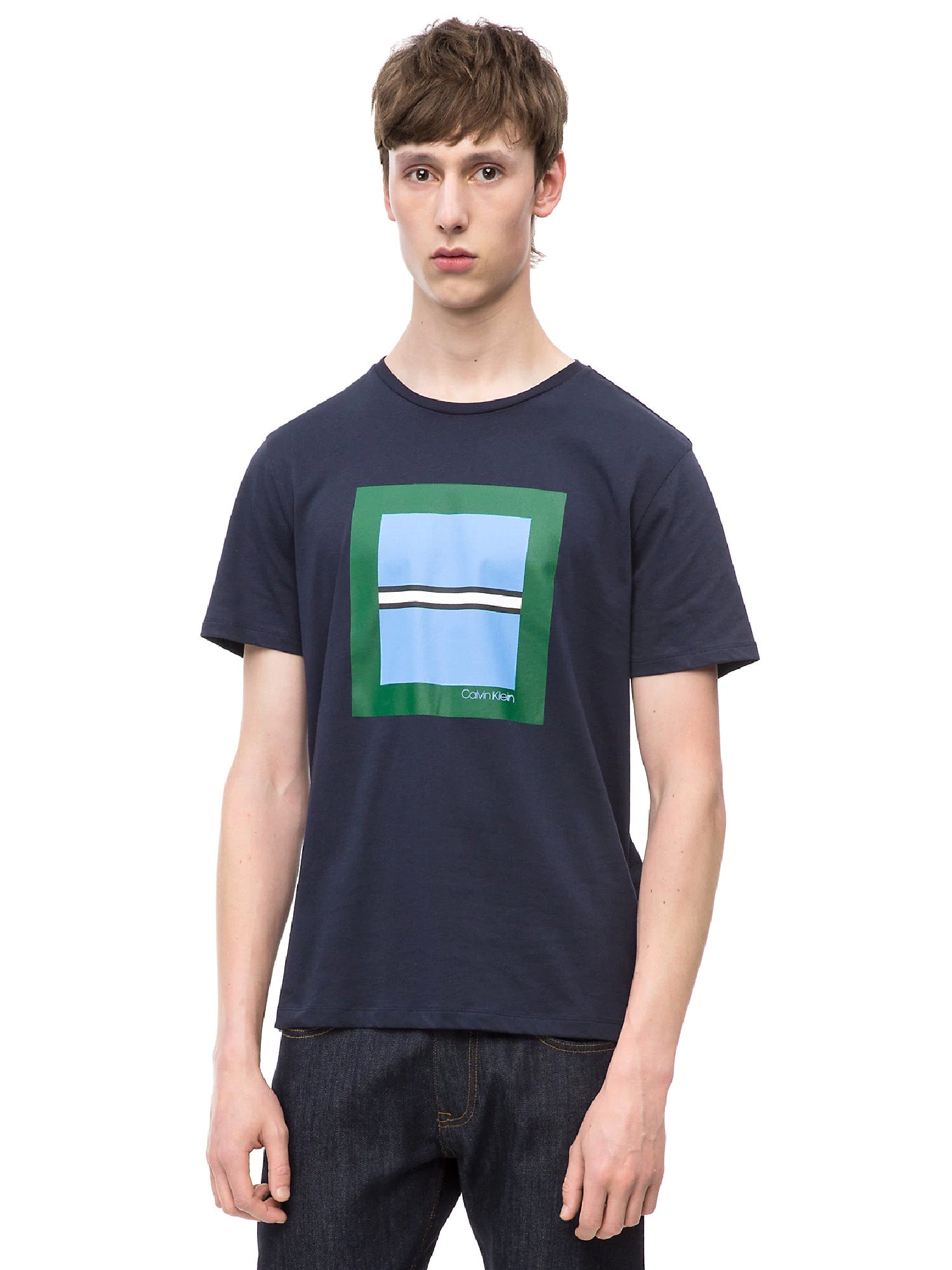 T-shirt Blu Calvin Klein