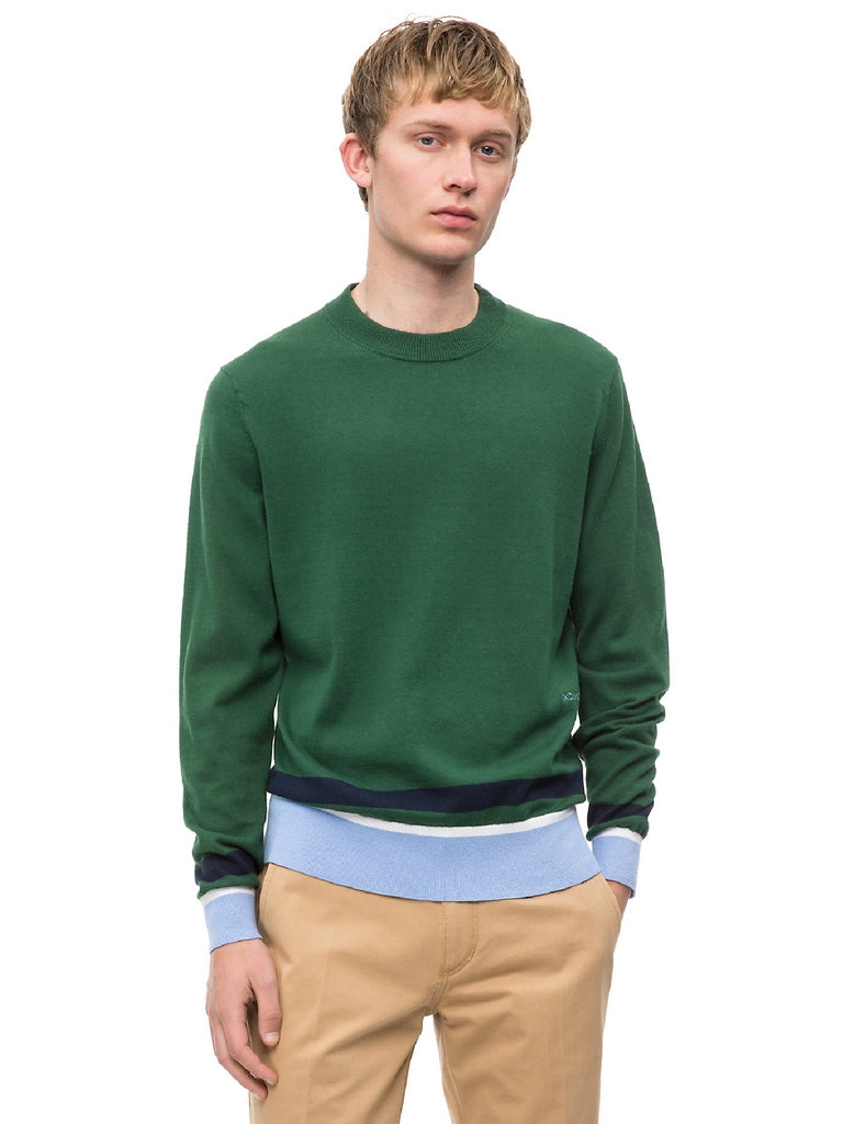 Maglioncini Verde Calvin Klein