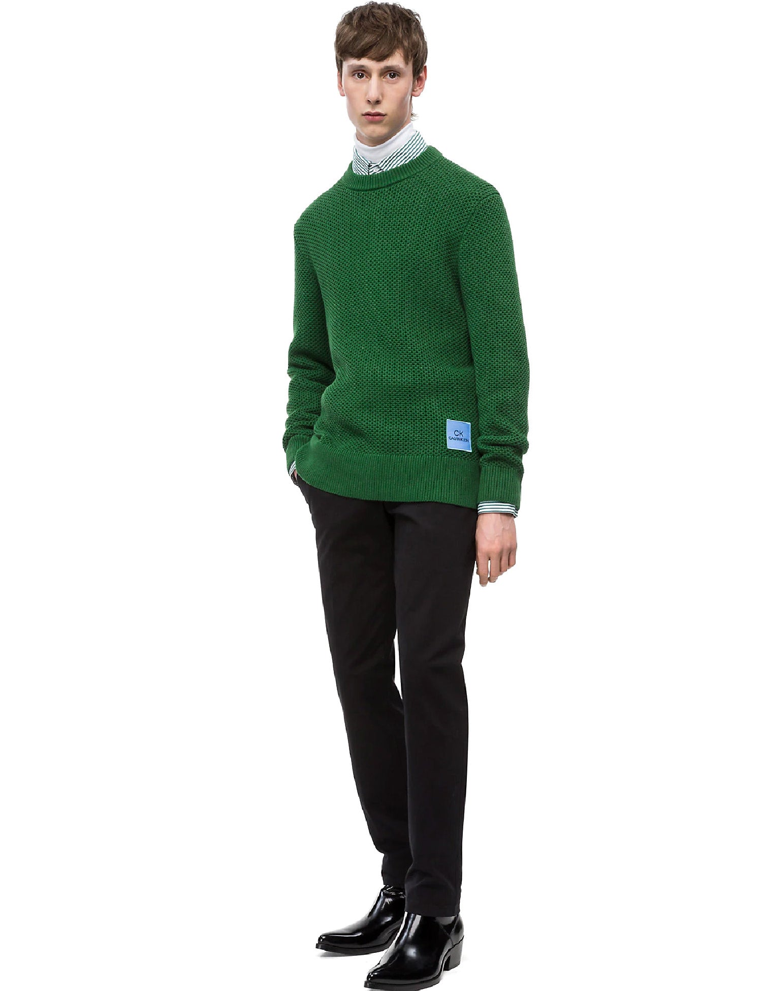 Maglioni Verde Calvin Klein