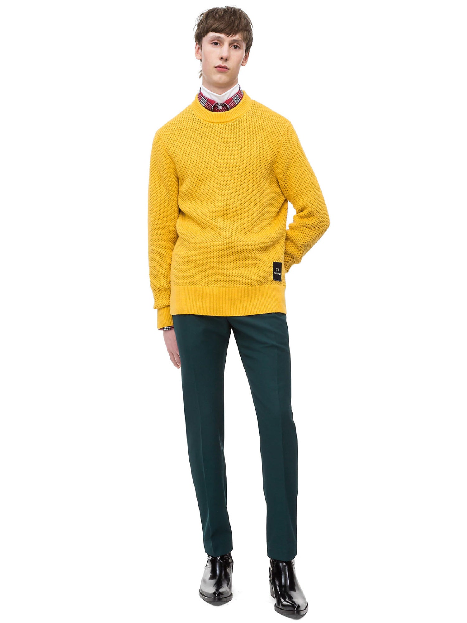 Maglioni Giallo Calvin Klein