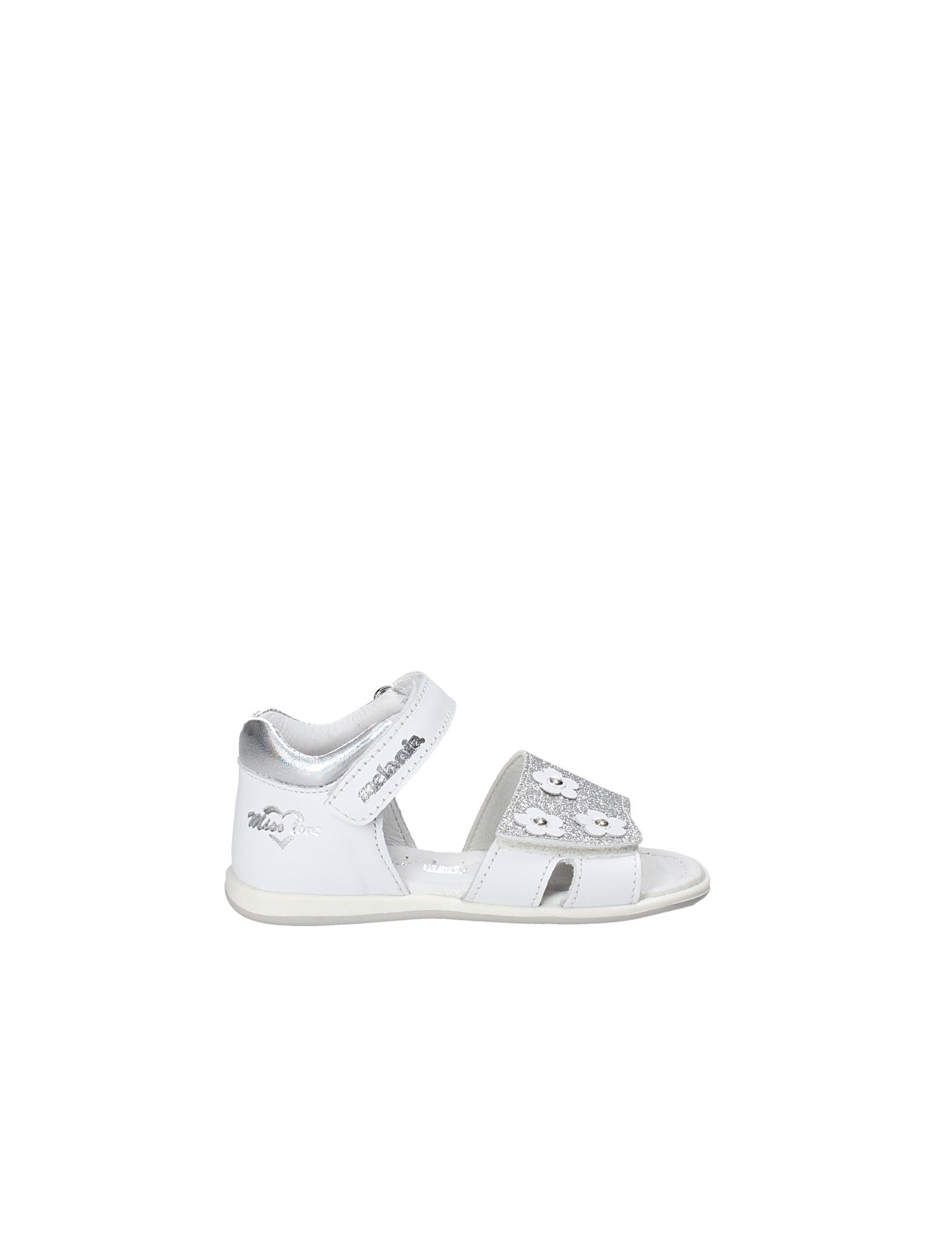 Sandali con strappi Bianco Melania