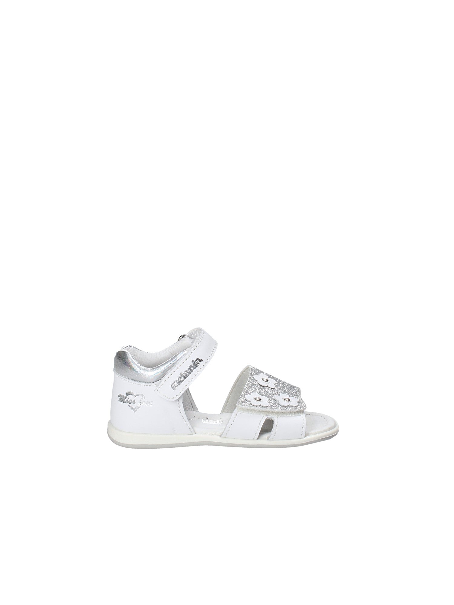 Sandali con strappi Bianco Melania