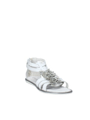 Sandali con strappi Bianco Melania