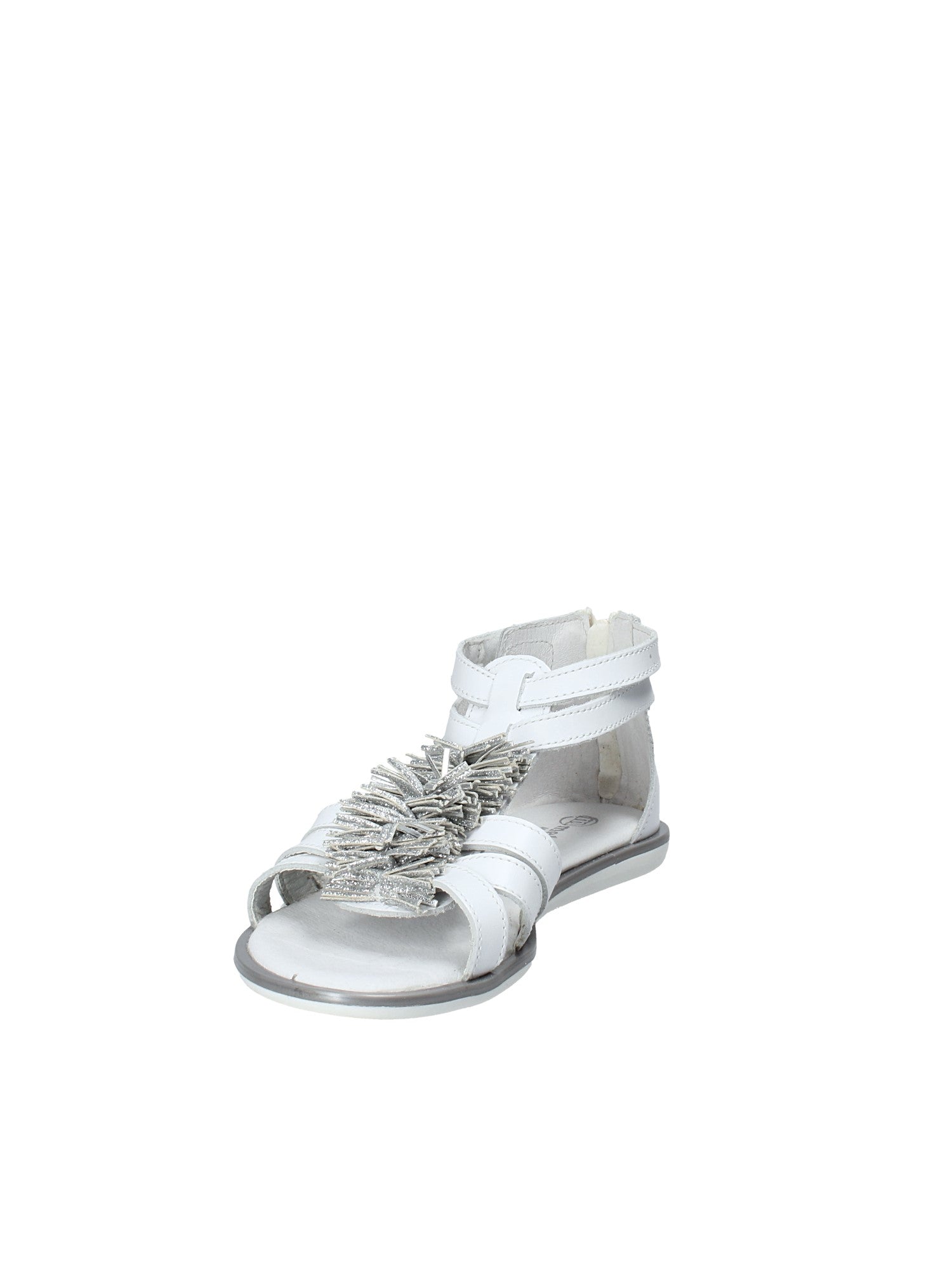 Sandali con strappi Bianco Melania