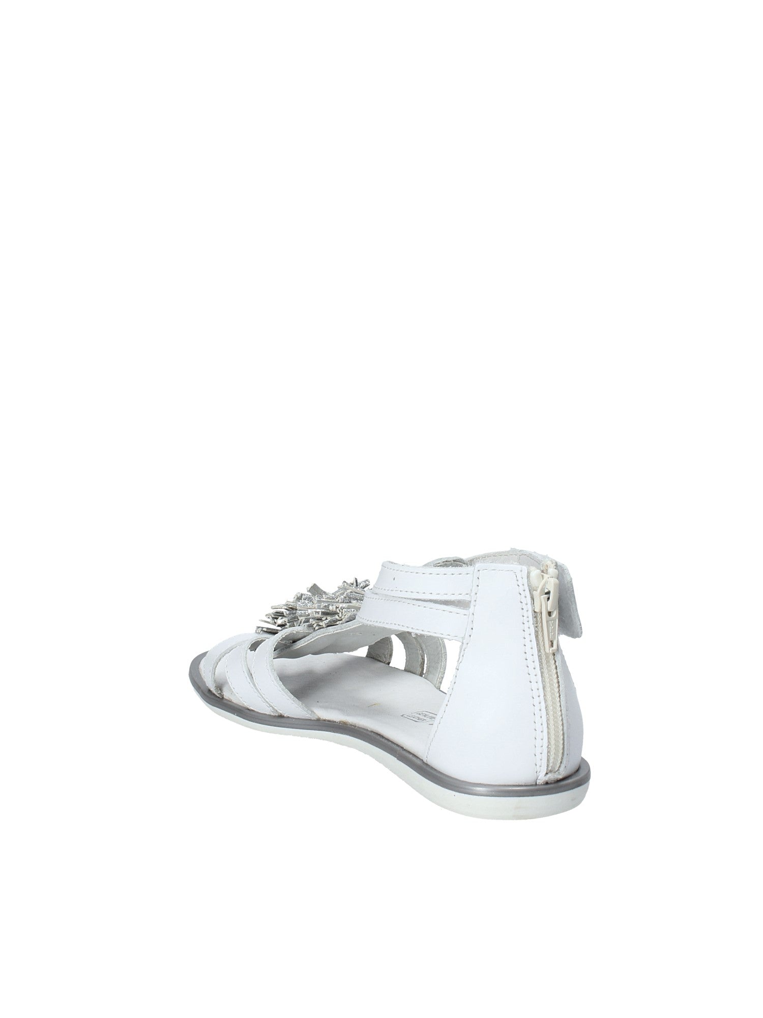 Sandali con strappi Bianco Melania