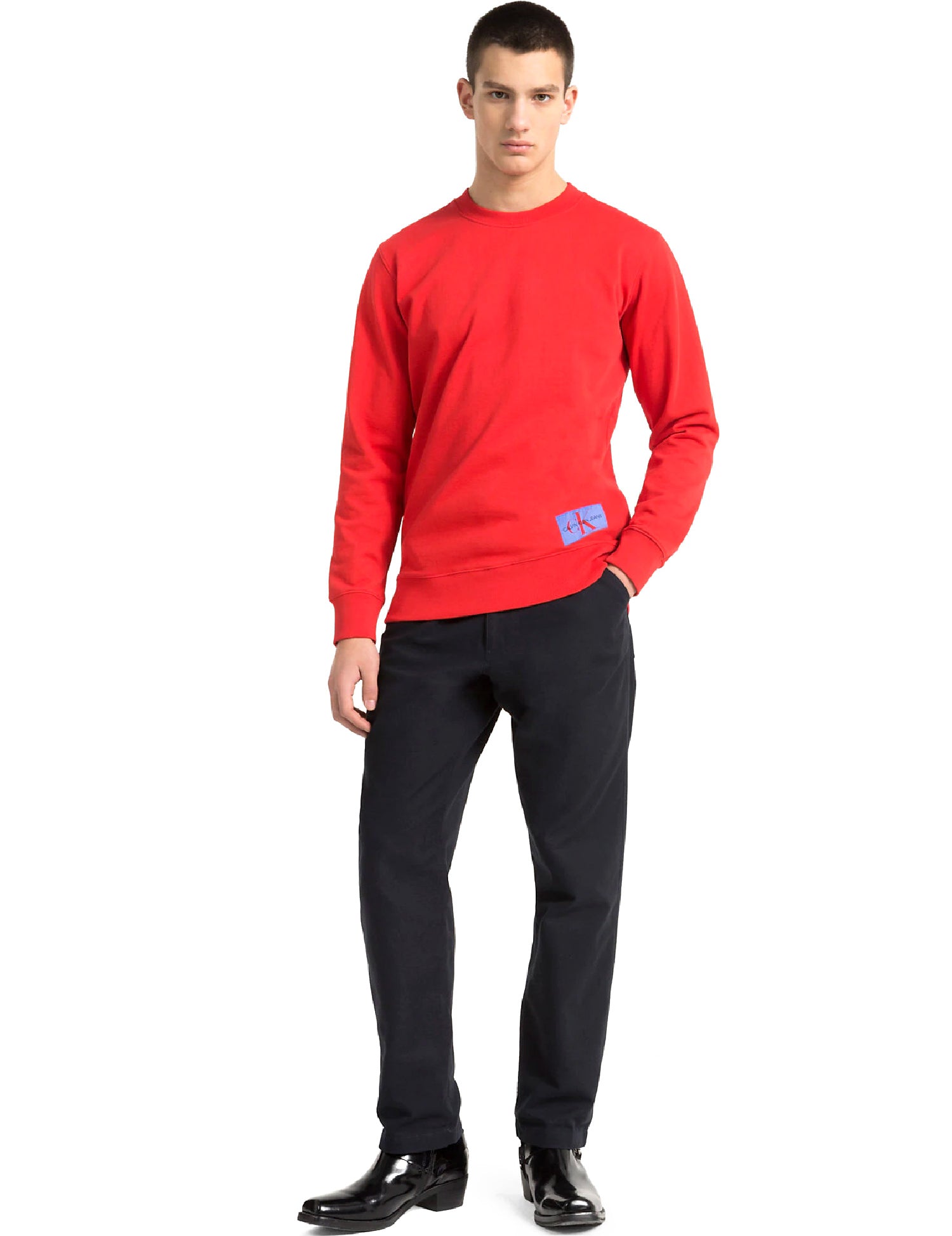 Felpe Rosso Calvin Klein