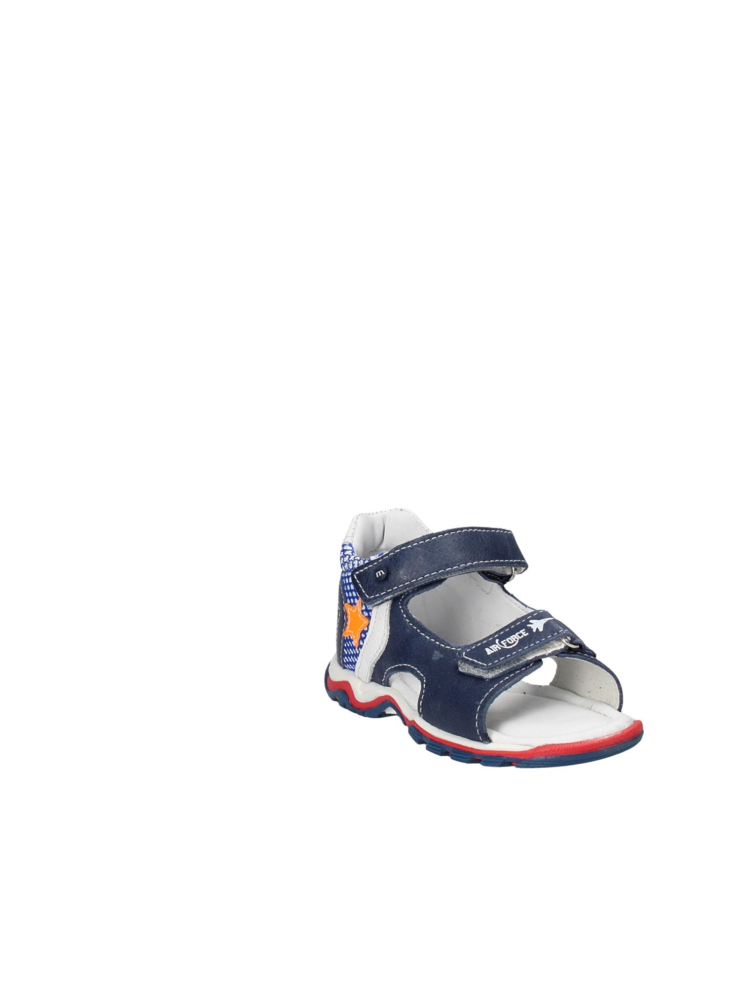 Sandali con strappi Blu Melania