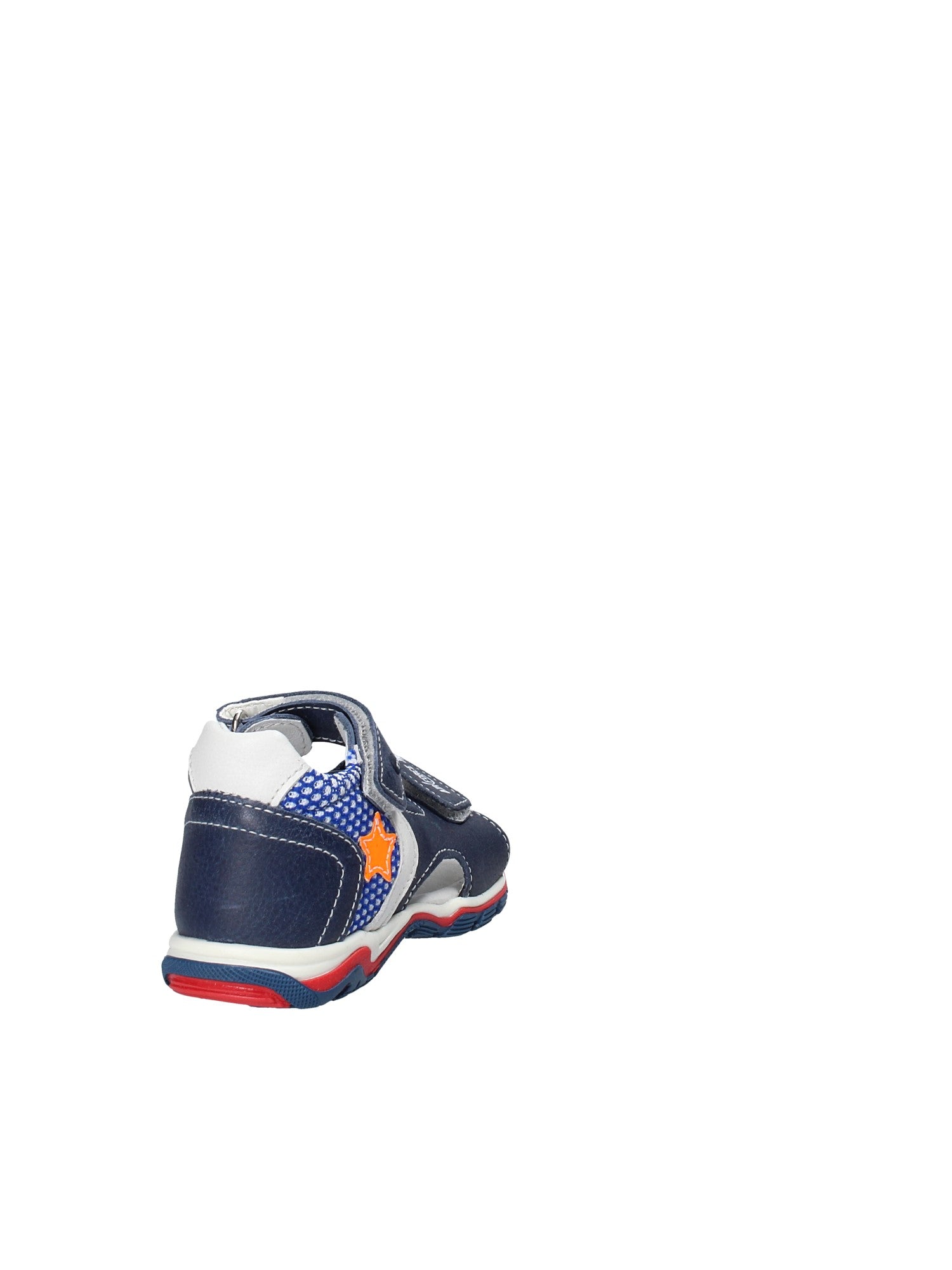 Sandali con strappi Blu Melania