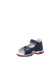 Sandali con strappi Blu Melania