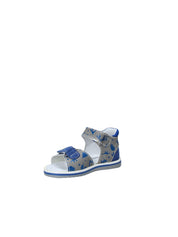 Sandali con strappi Blu Melania