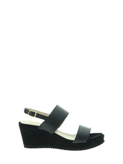 Sandali zeppa Nero Cinzia Soft