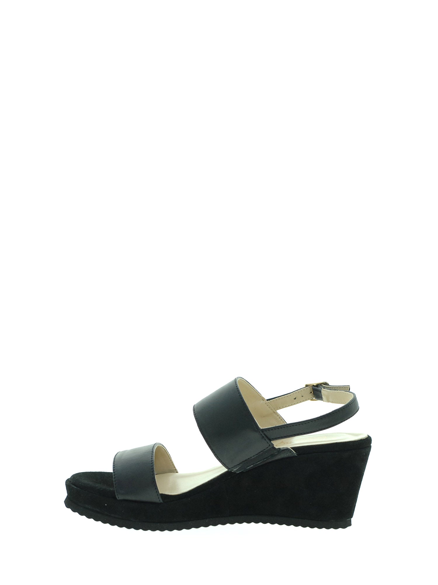 Sandali zeppa Nero Cinzia Soft