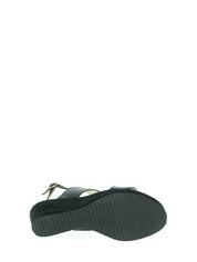 Sandali zeppa Nero Cinzia Soft