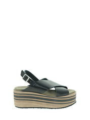 Sandali zeppa Nero Pregunta