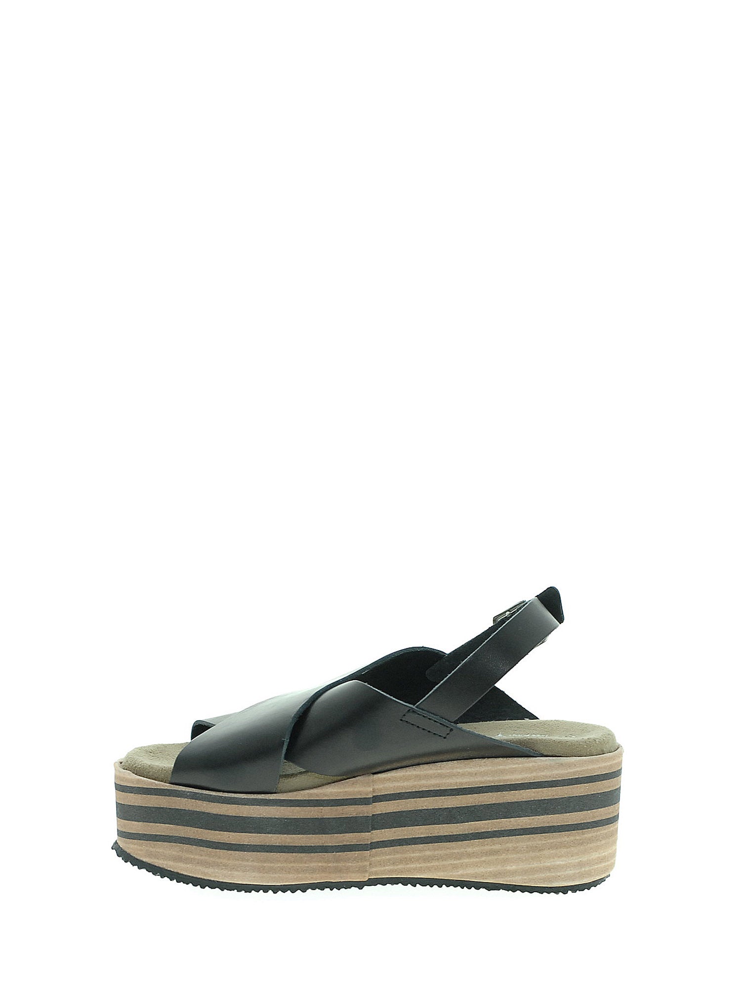 Sandali zeppa Nero Pregunta