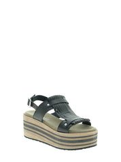 Sandali zeppa Nero Pregunta