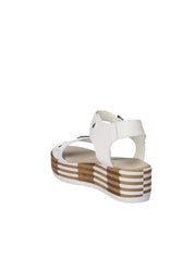 Sandali zeppa Bianco Grace Shoes