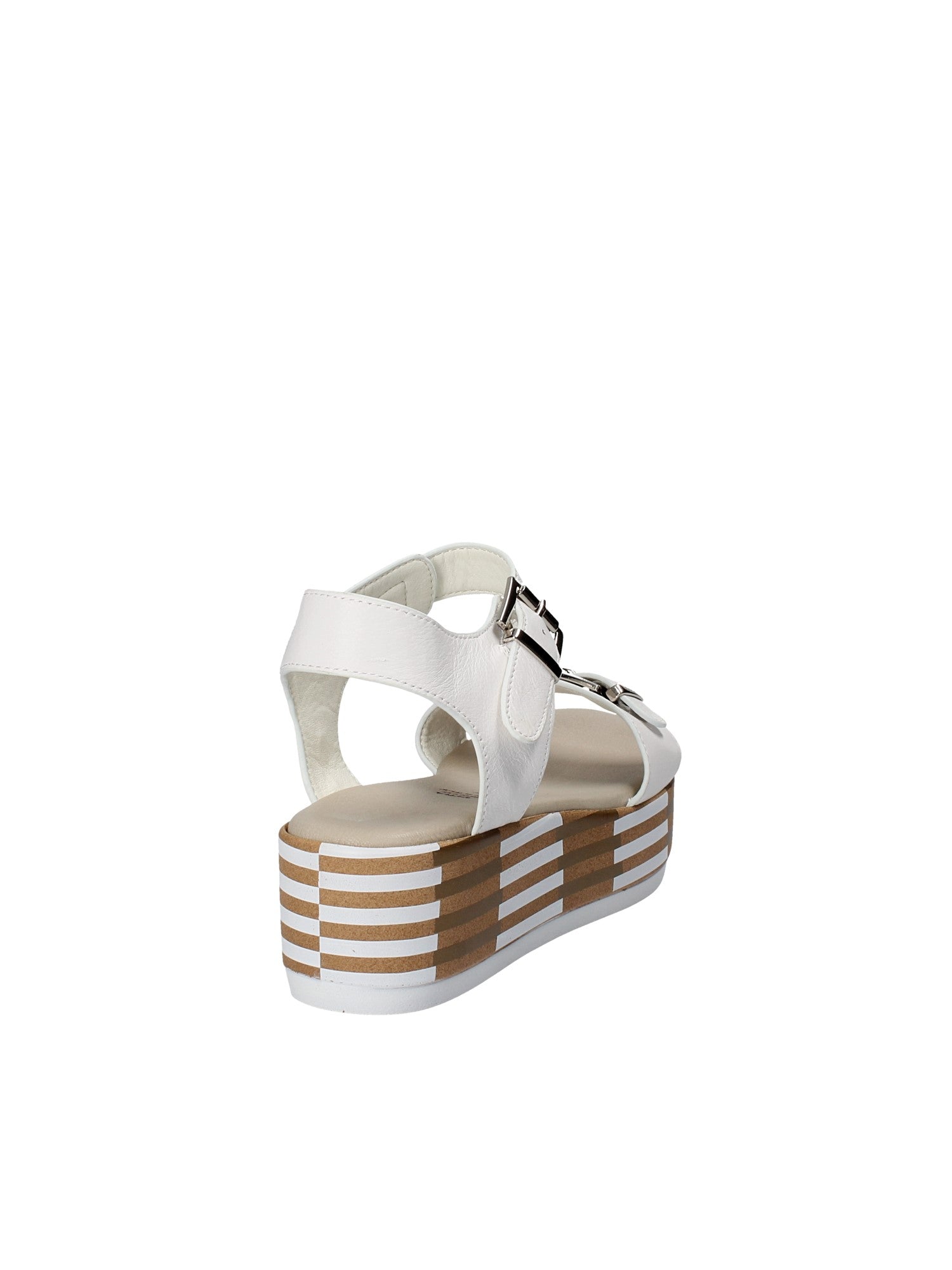 Sandali zeppa Bianco Grace Shoes
