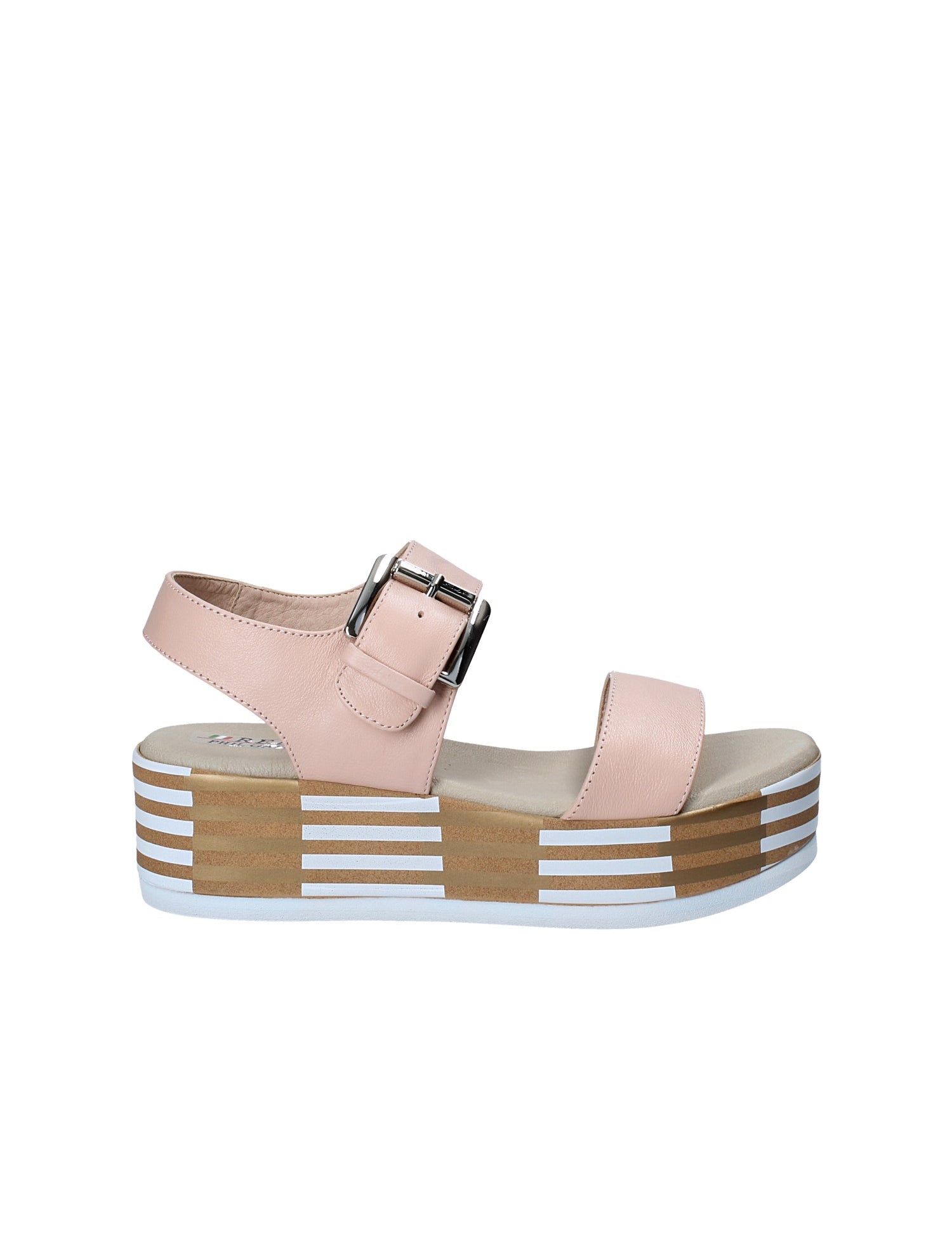 Sandali zeppa Rosa Scuro Grace Shoes