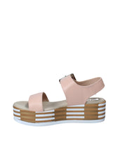 Sandali zeppa Rosa Scuro Grace Shoes