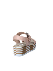 Sandali zeppa Rosa Scuro Grace Shoes