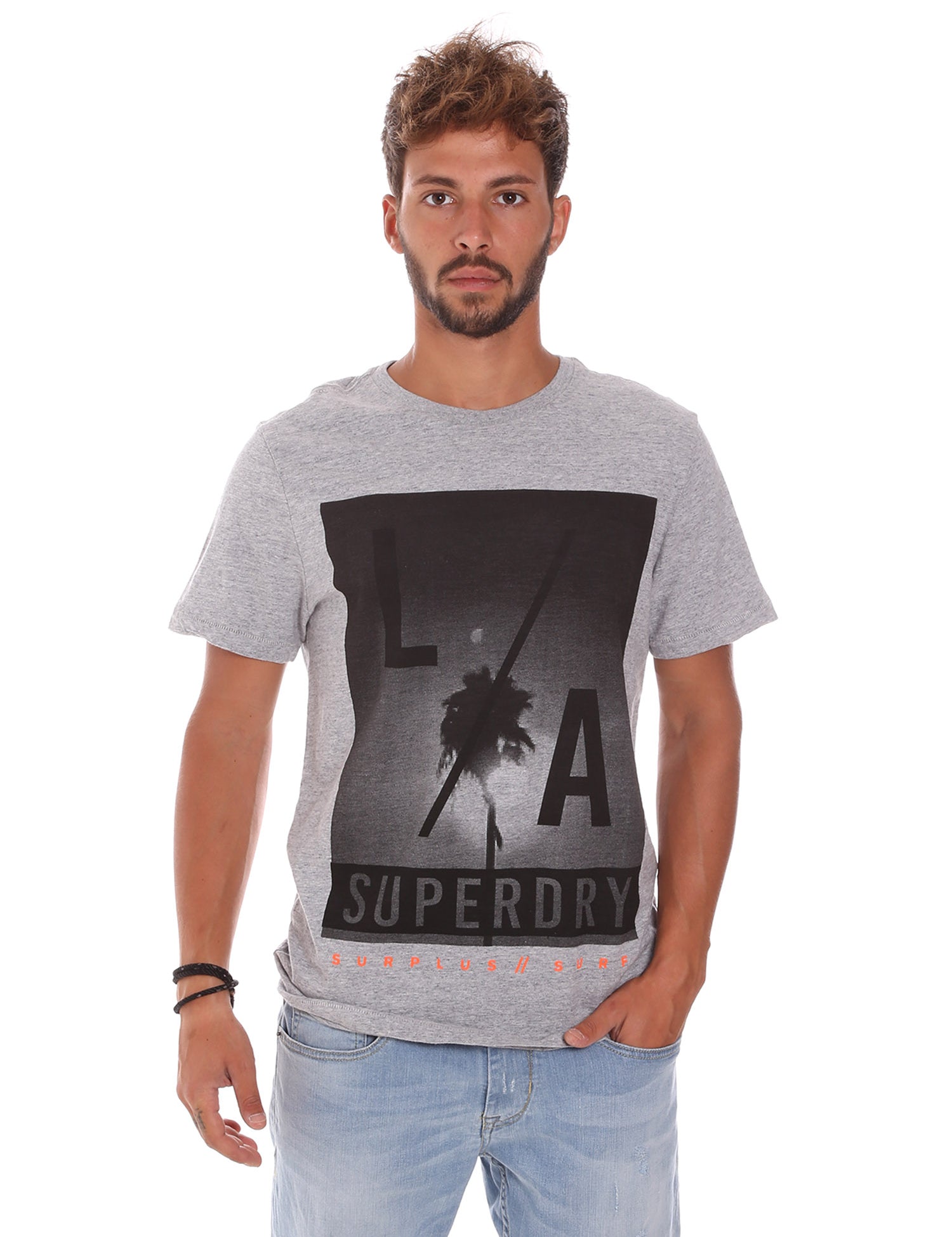 T-shirt Grigio Superdry