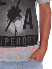 T-shirt Grigio Superdry