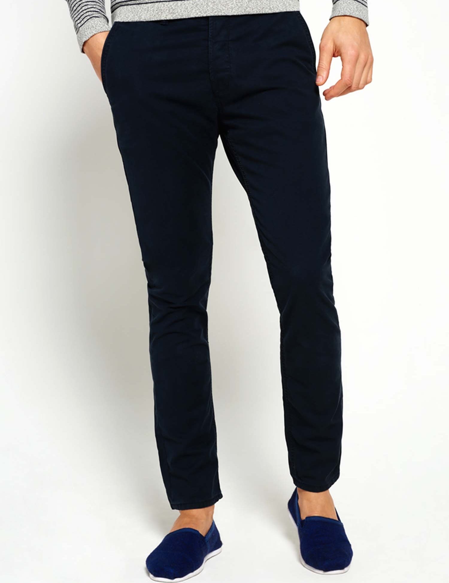 Pantaloni Blu Superdry