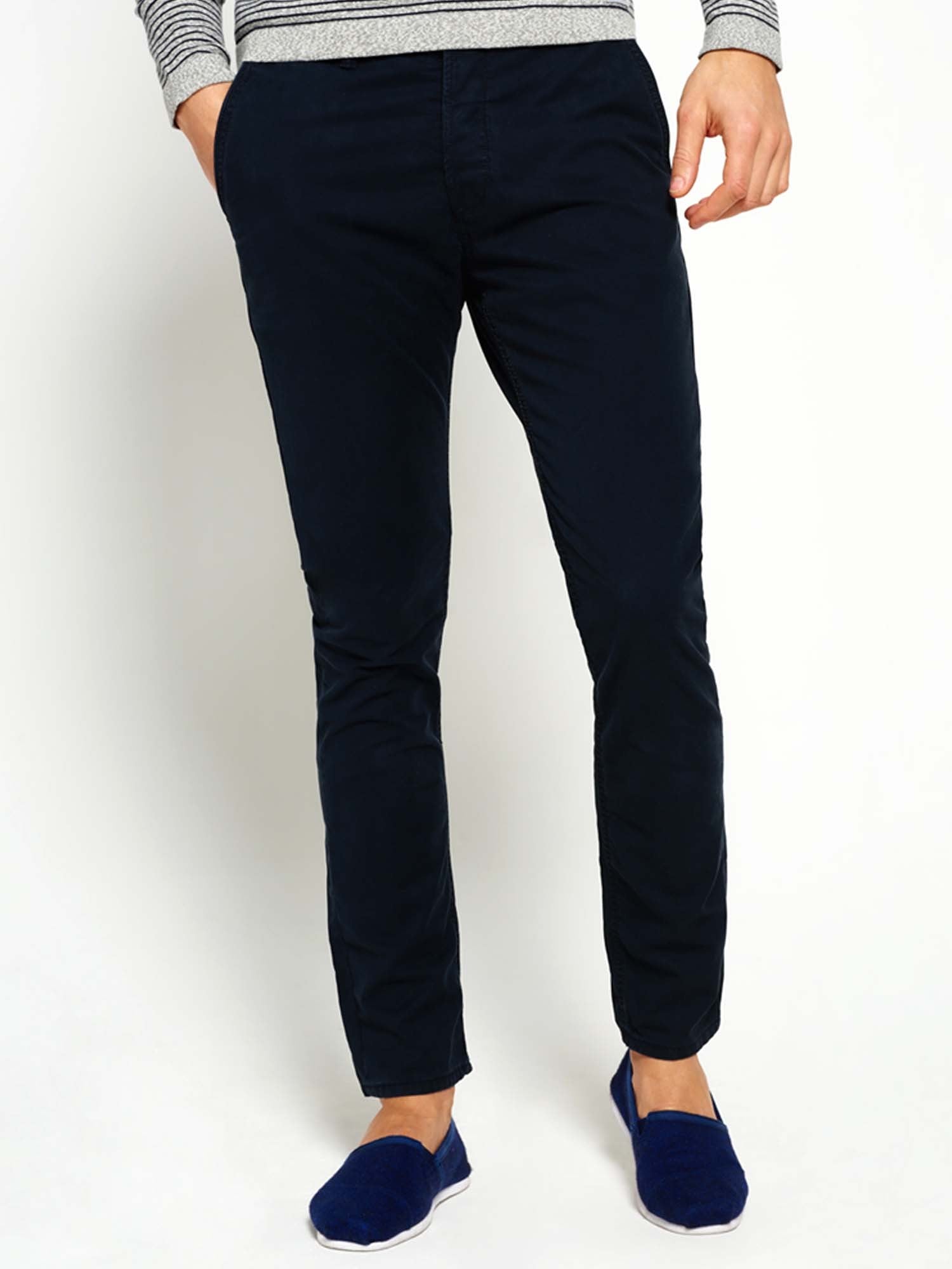 Pantaloni Blu Superdry