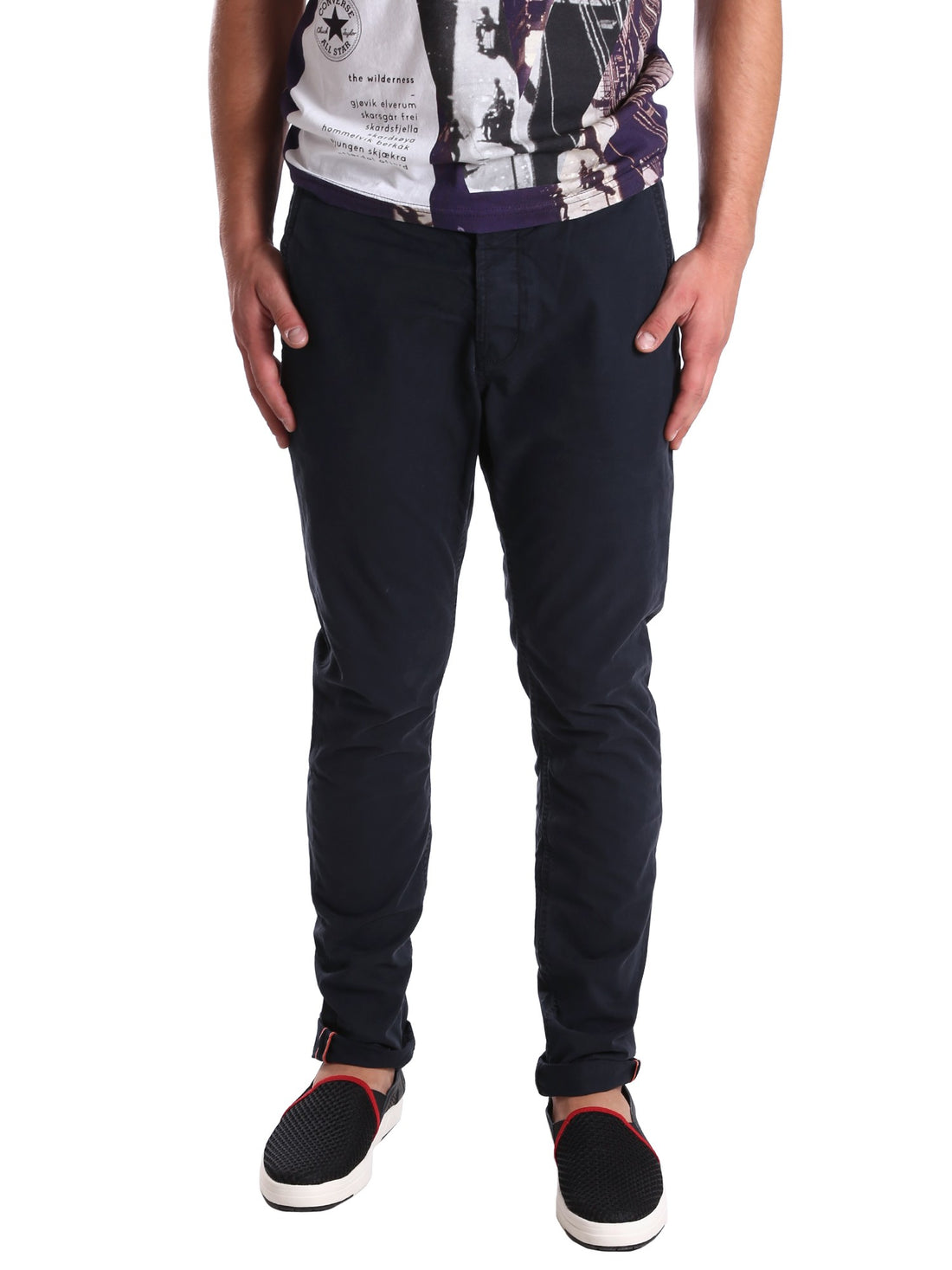 Pantaloni Blu Superdry