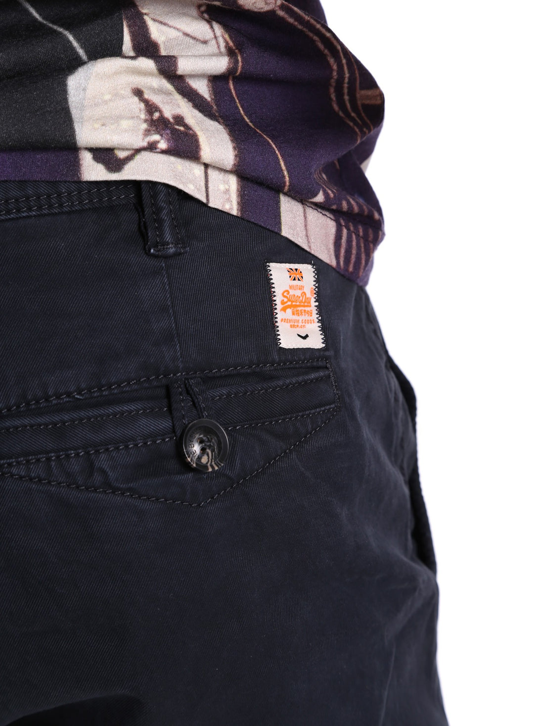 Pantaloni Blu Superdry