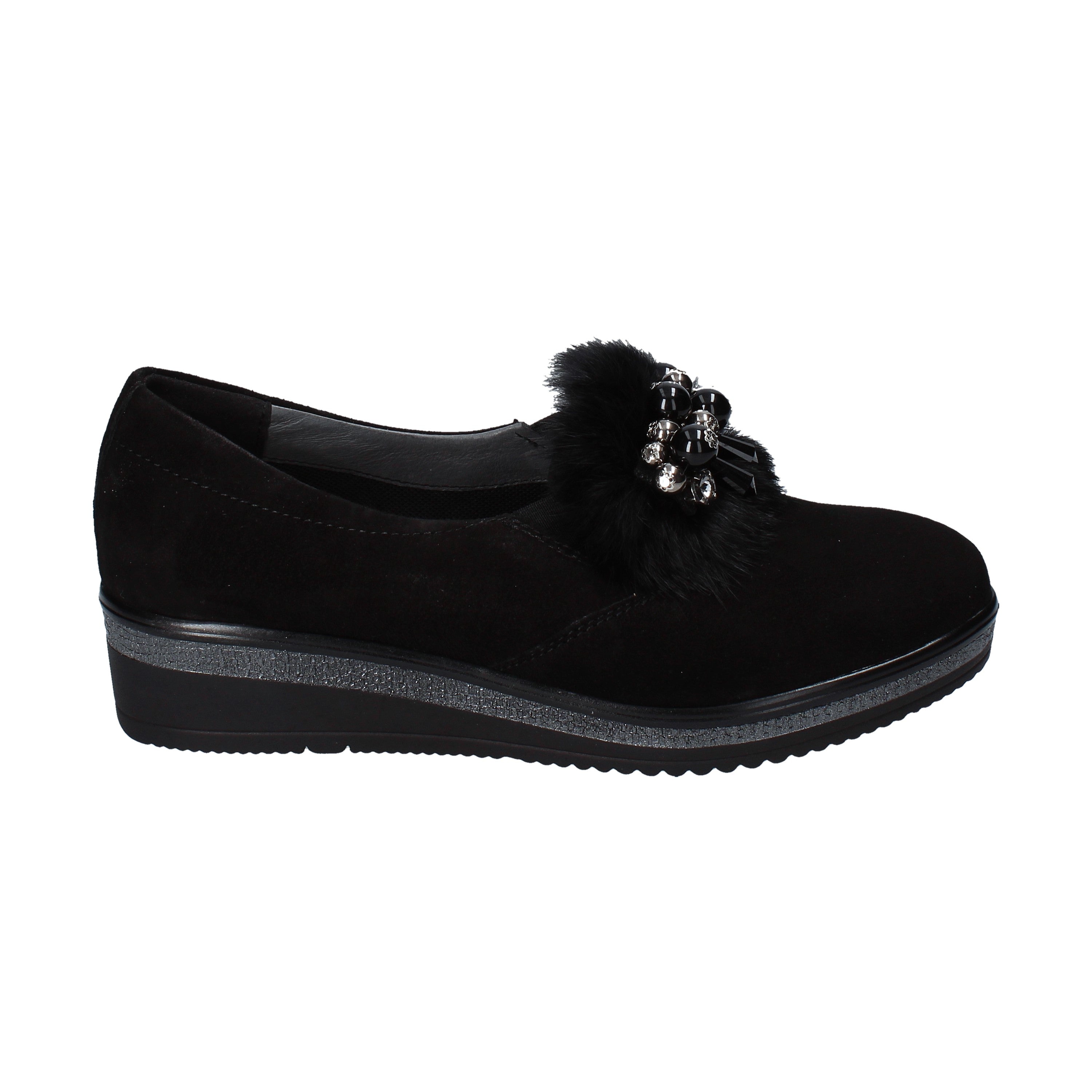Slip-on Nero Grunland