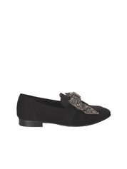 Mocassini Nero Camoscio Grace Shoes