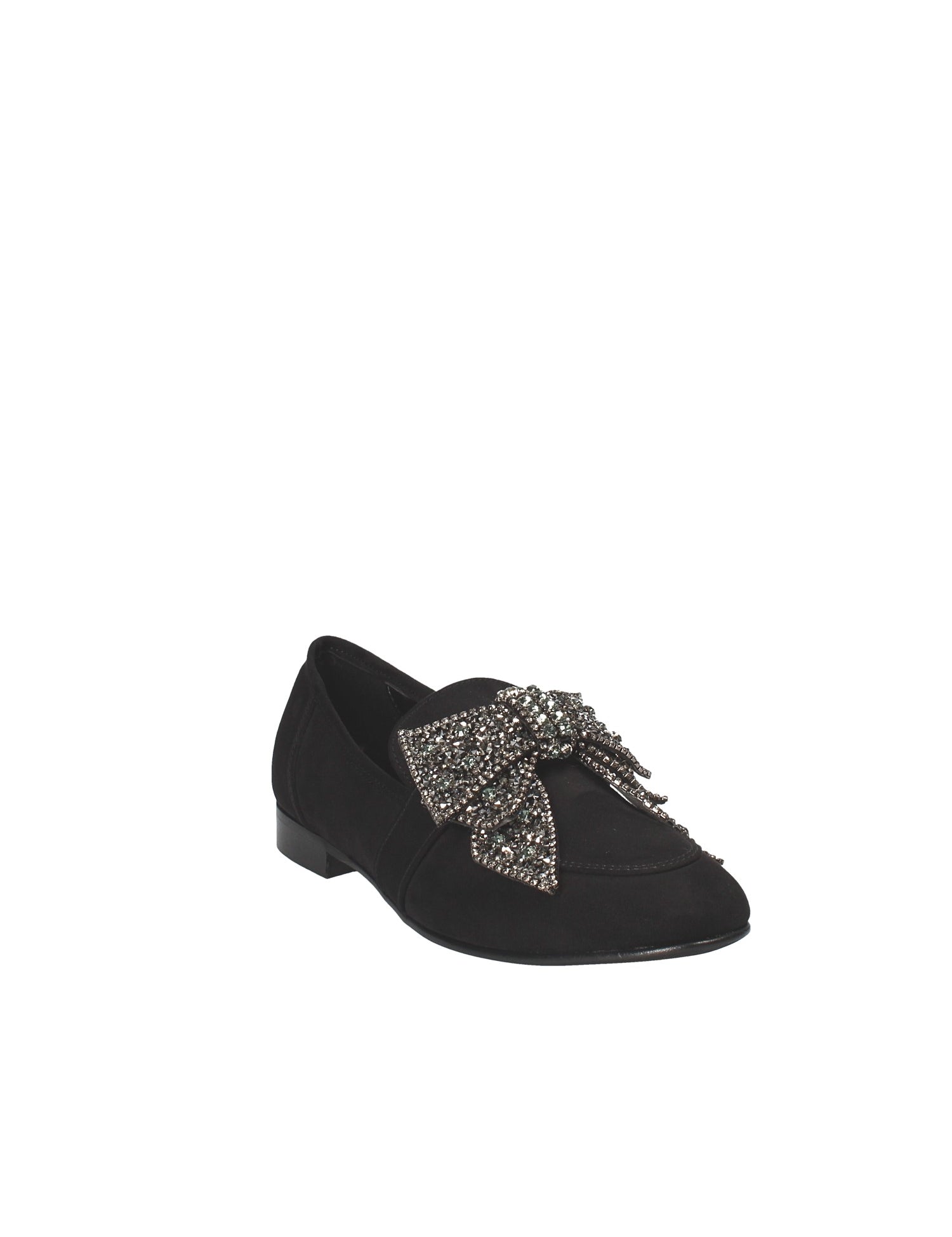 Mocassini Nero Camoscio Grace Shoes